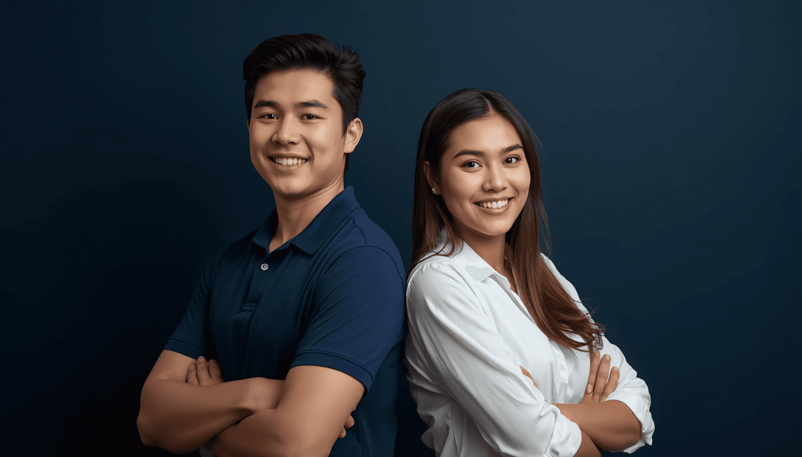 Filipino male and female students back to back representing review center vs self-review for PRC board exam Philippines 2026